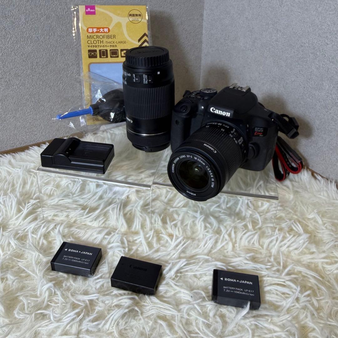 【極美品】Canon EOS Kiss X8i デジタル一眼レフ 付属品多数