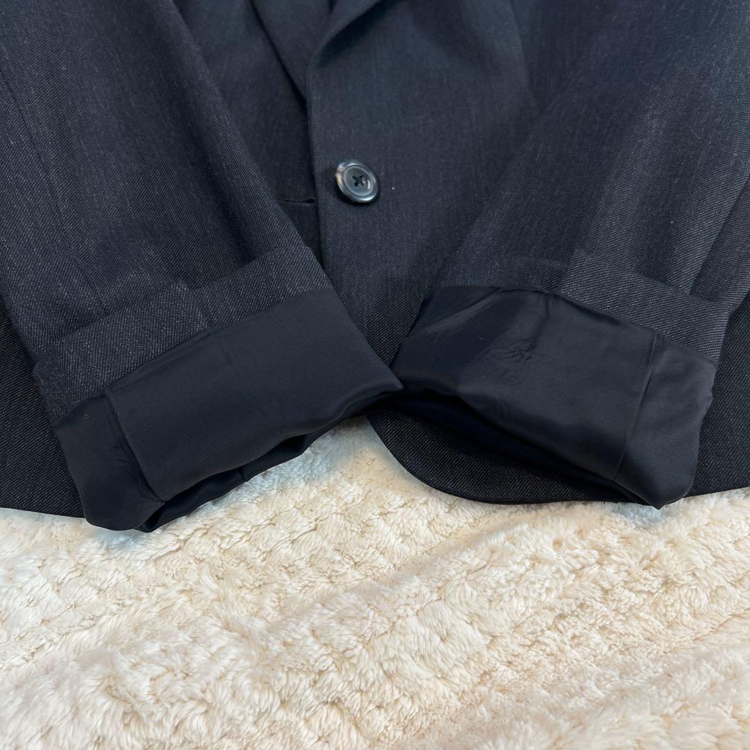 ラルフローレン　ブラック　パンツ　スーツ　セットアップ　ワイド　フレア　M