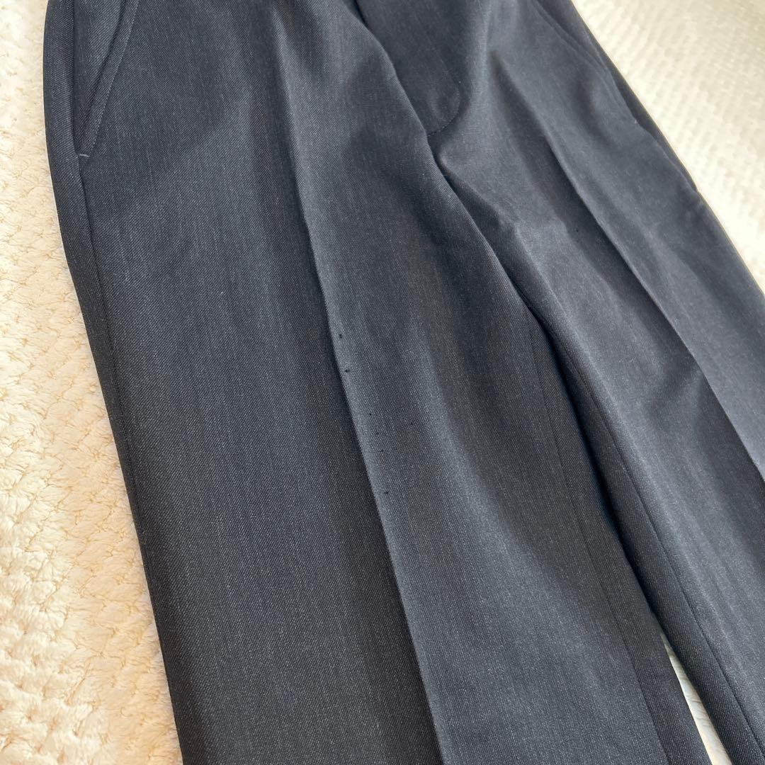 ラルフローレン　ブラック　パンツ　スーツ　セットアップ　ワイド　フレア　M