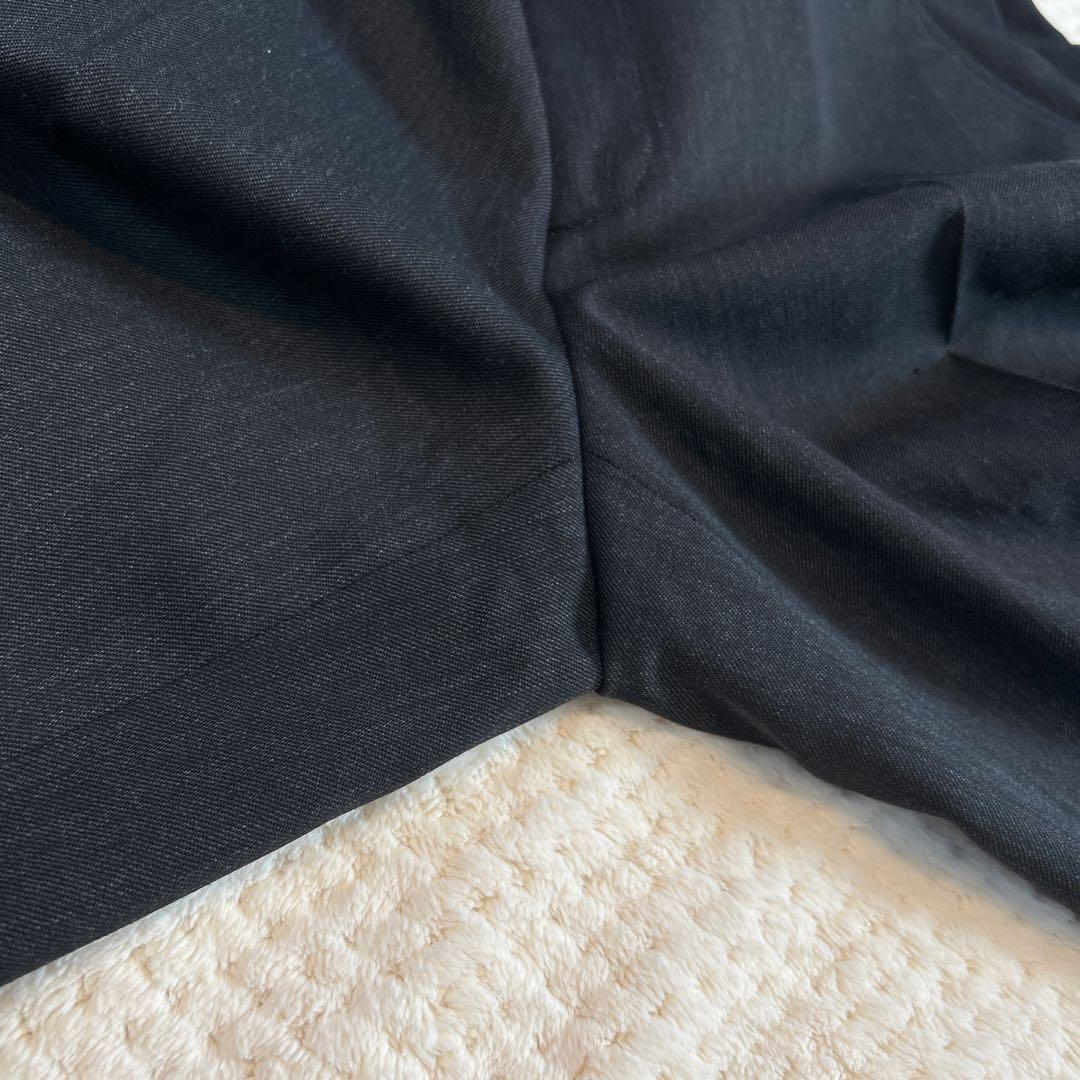 ラルフローレン　ブラック　パンツ　スーツ　セットアップ　ワイド　フレア　M