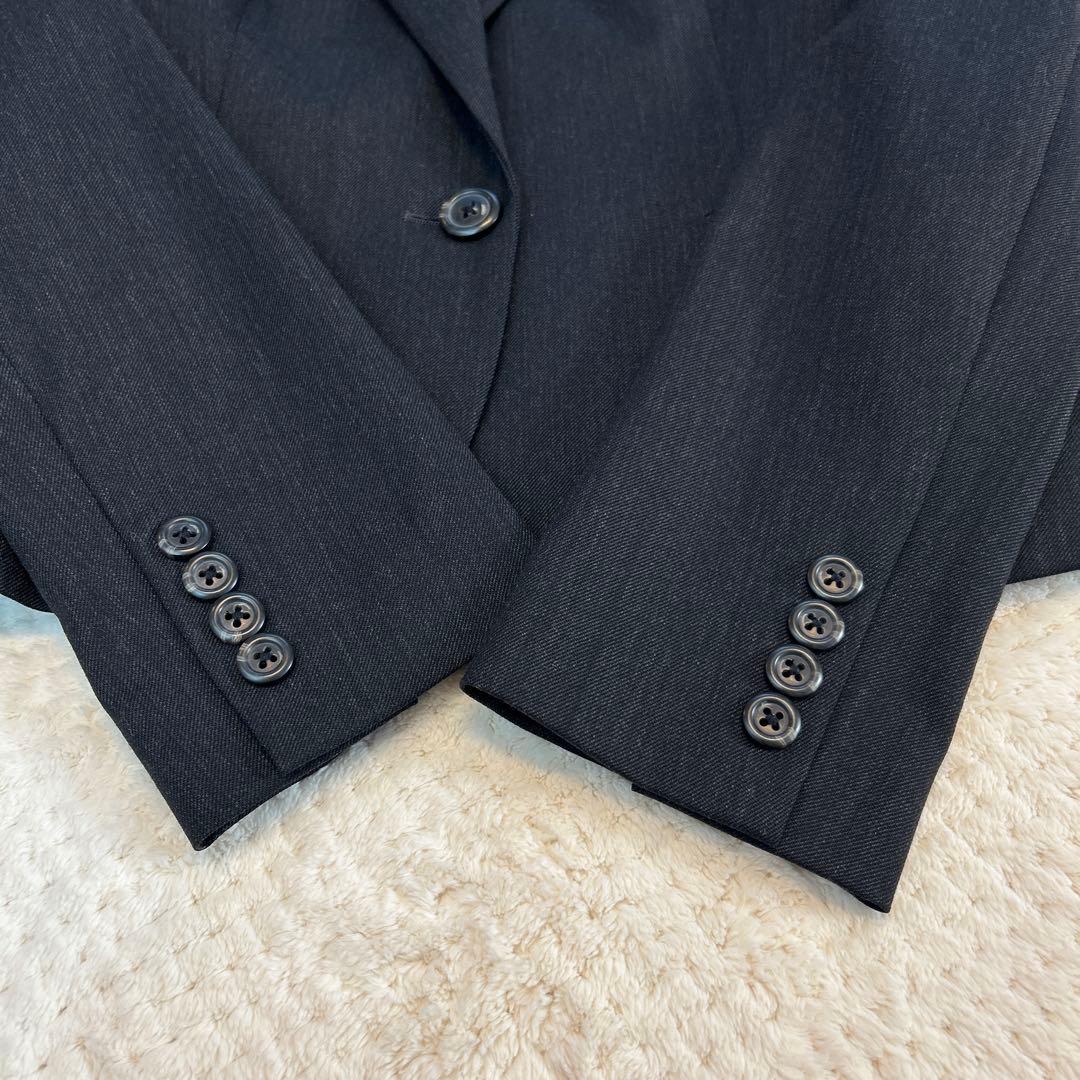 ラルフローレン　ブラック　パンツ　スーツ　セットアップ　ワイド　フレア　M