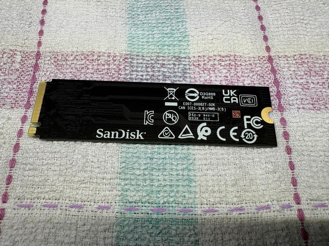 【最新モデル】WD_BLACK SN7100 NVMe SSD 容量：500GB