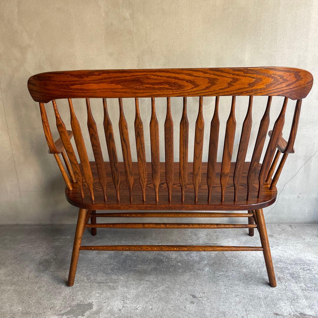 希少 美品　shin-Lee シンリー　ウインザー2Pチェア　ダイニングベンチ