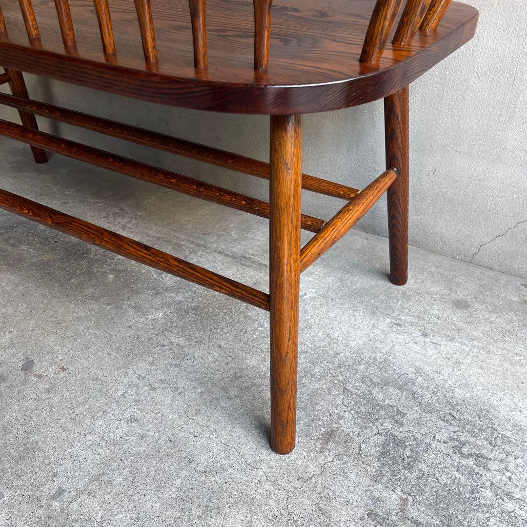 希少 美品　shin-Lee シンリー　ウインザー2Pチェア　ダイニングベンチ