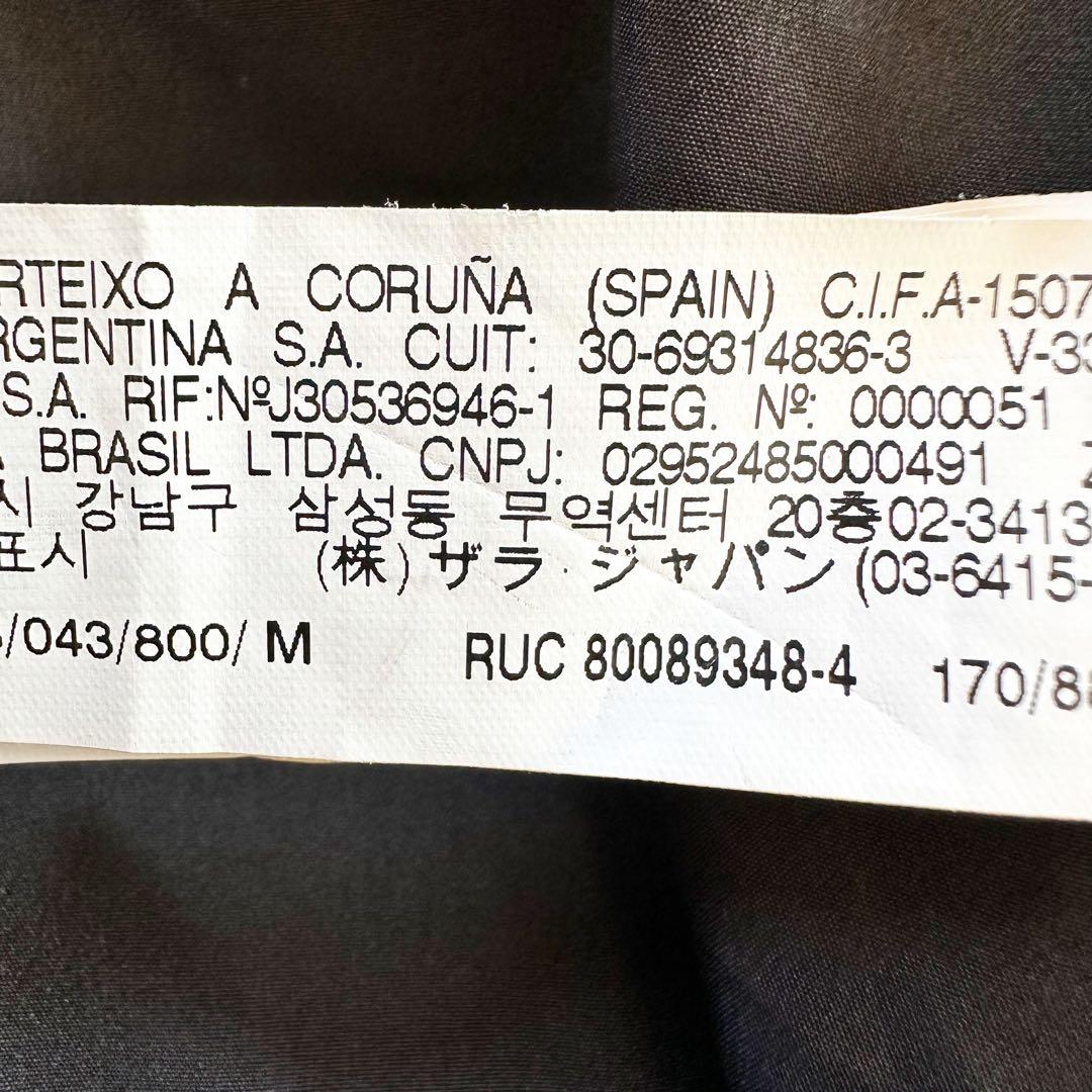 ZARA WOMAN ロングダウンコート M ベンチコート ダウン90% 黒