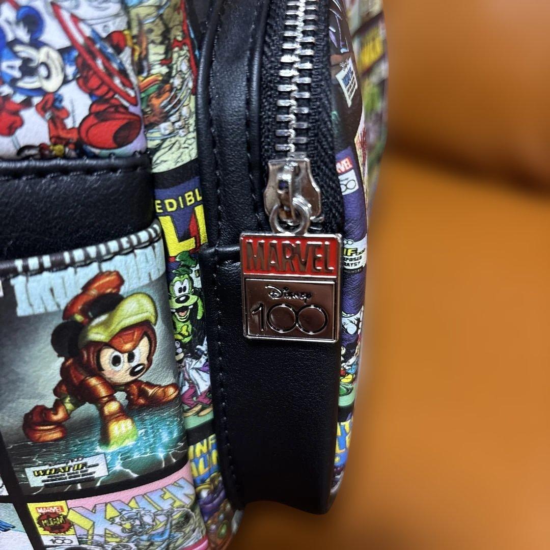 マーベル　ディズニー　100周年　ラウンジフライ　バックパック　リュック　新品