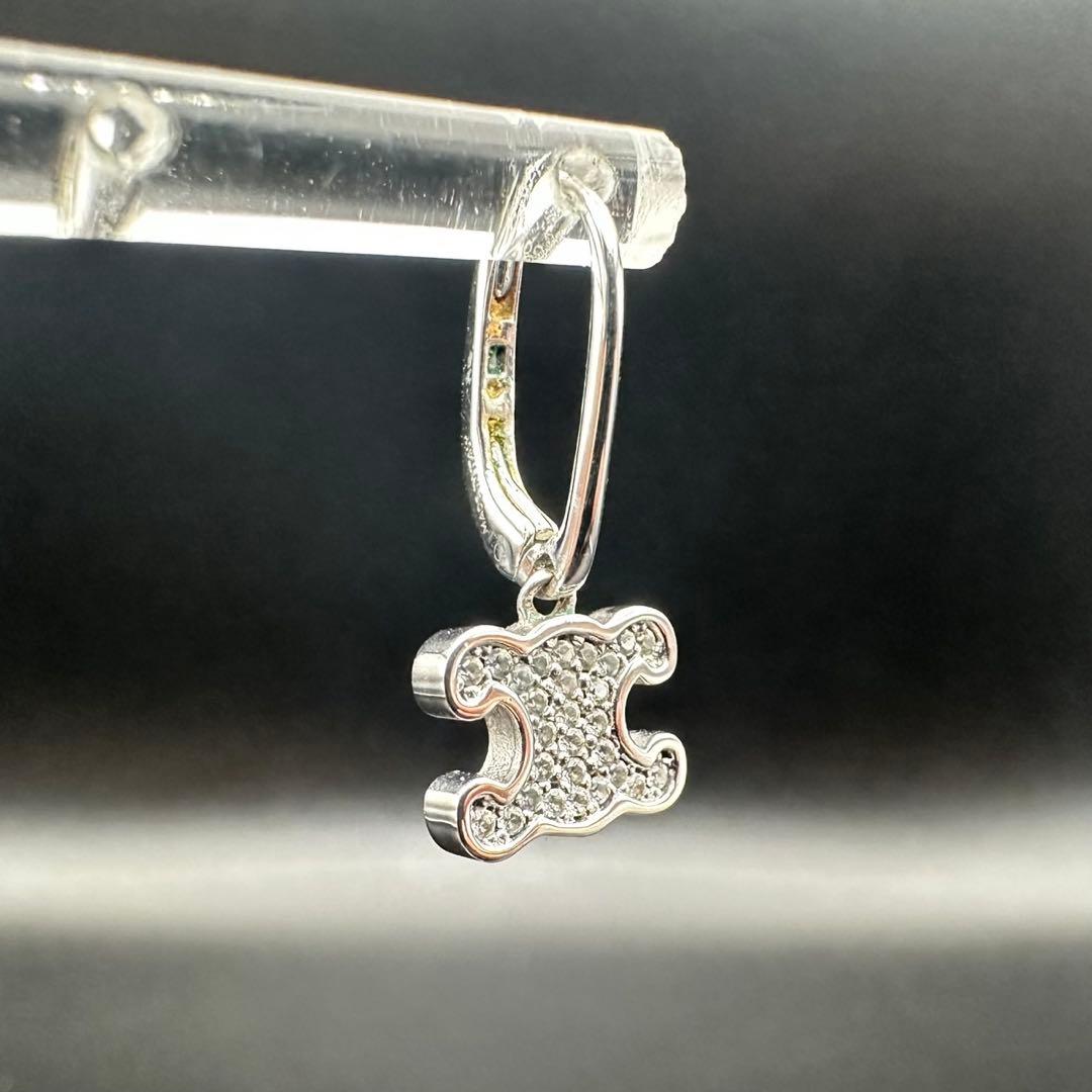 極美品✨　セリーヌ　ピアス　マイヨン　　ロゴ　トリオンフ　1345