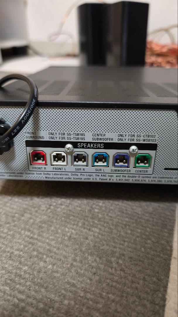 SONY STR-KS380 シアターシステム ONKYO D-058M