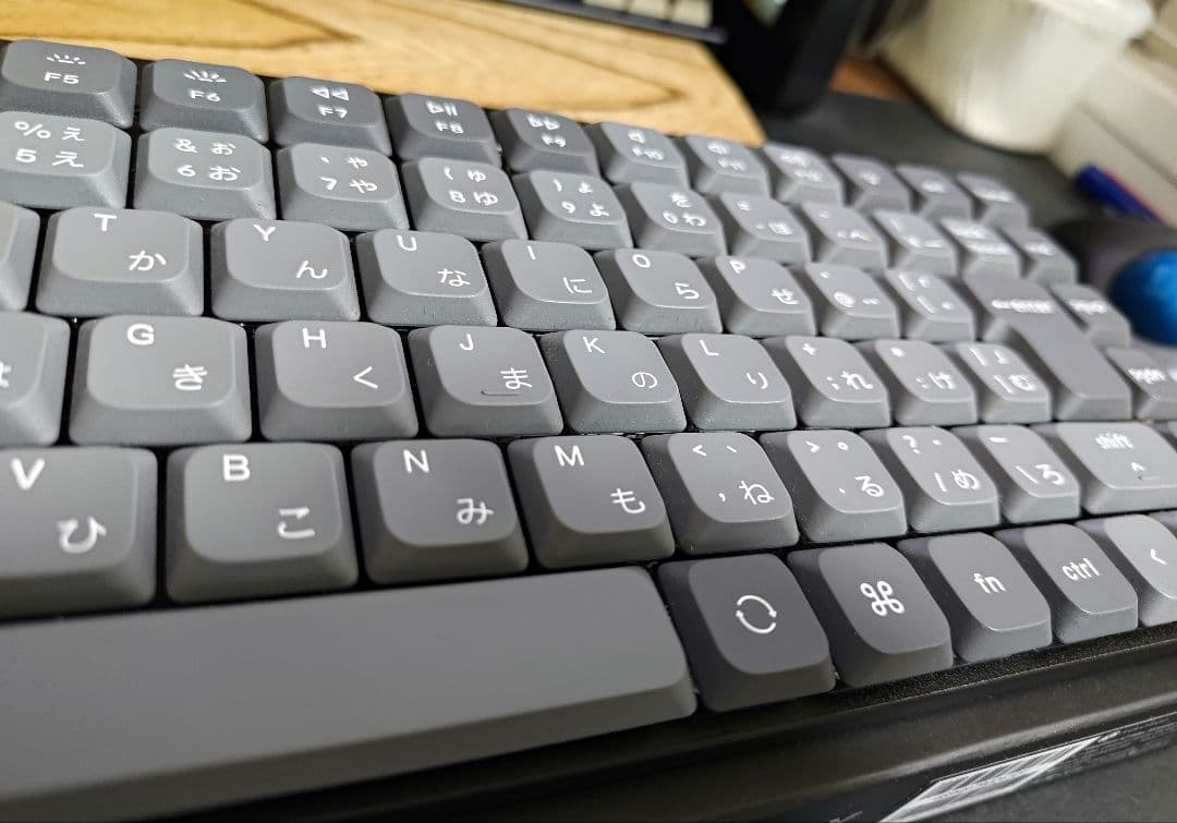 K3 Max White LED - ダブルショットPBTキーキャップ(赤軸)