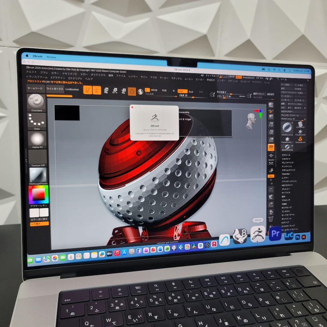 美品 MacBook M1 PRO 16インチ CAD/BIM&3D設計