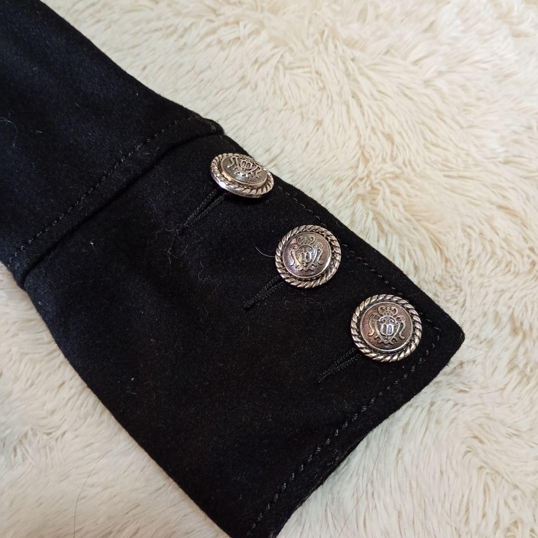 Y2K ナポレオンジャケット 短丈コート NANA ダークコア グランジ M