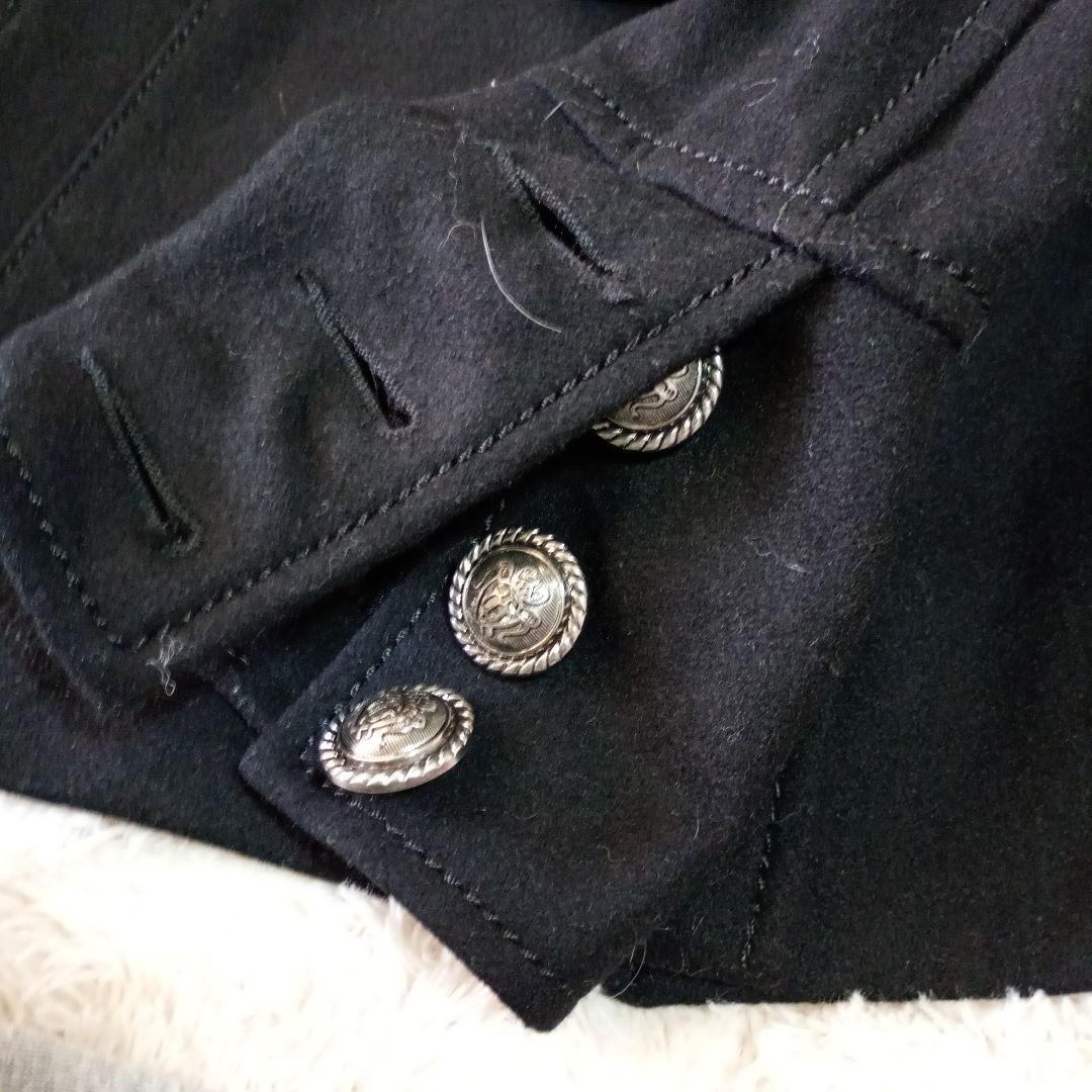 Y2K ナポレオンジャケット 短丈コート NANA ダークコア グランジ M