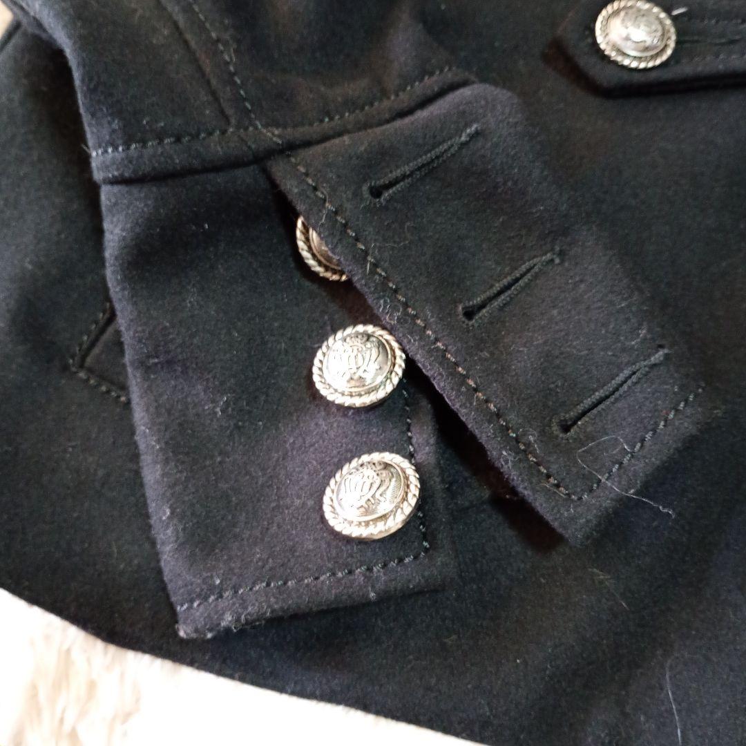 Y2K ナポレオンジャケット 短丈コート NANA ダークコア グランジ M