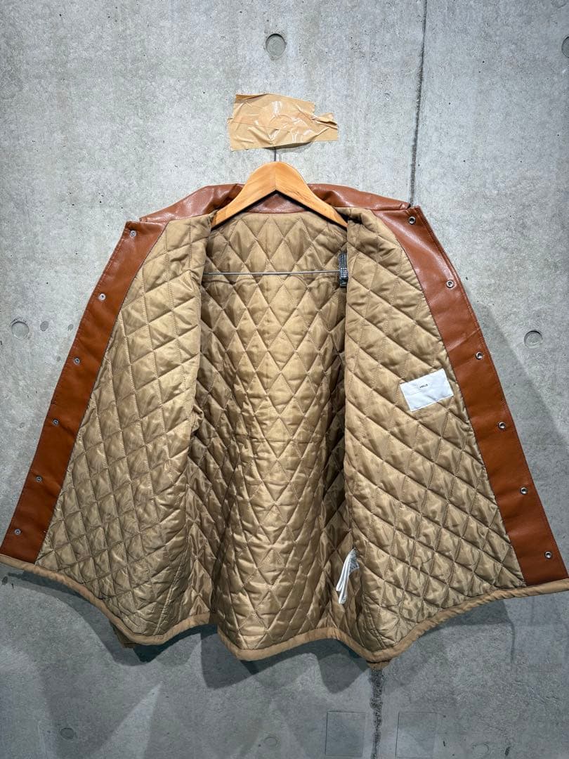 ジャケット・アウター TOGAVIRILIS 21AWFakeLeatherStrechBlouson
