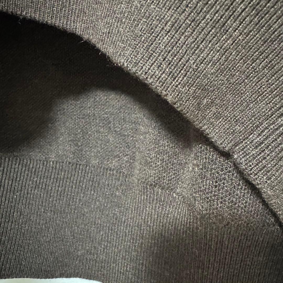 NOBLE 接結タック編みフードプルオーバー