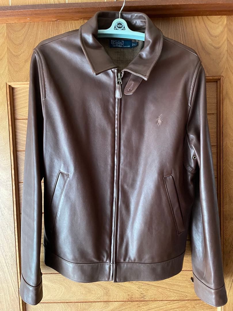 Polo by Ralph Lauren ブラウンレザージャケット