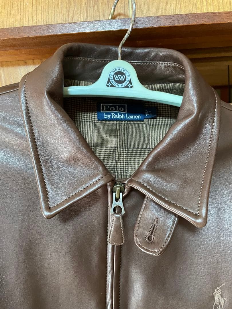 Polo by Ralph Lauren ブラウンレザージャケット