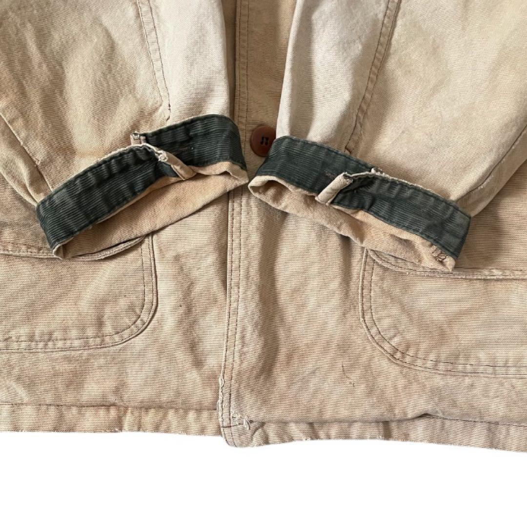 90s L.L.Beanプリマロフト フィールドコートコーデュロイ襟2way古着