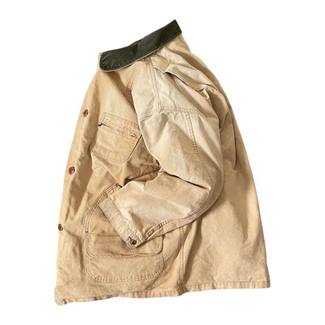 90s L.L.Beanプリマロフト フィールドコートコーデュロイ襟2way古着