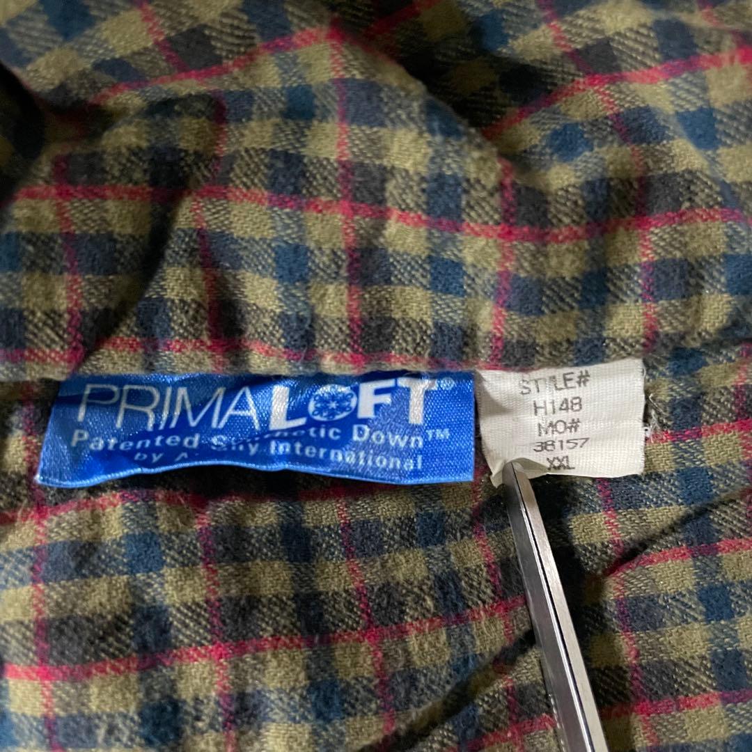 90s L.L.Beanプリマロフト フィールドコートコーデュロイ襟2way古着