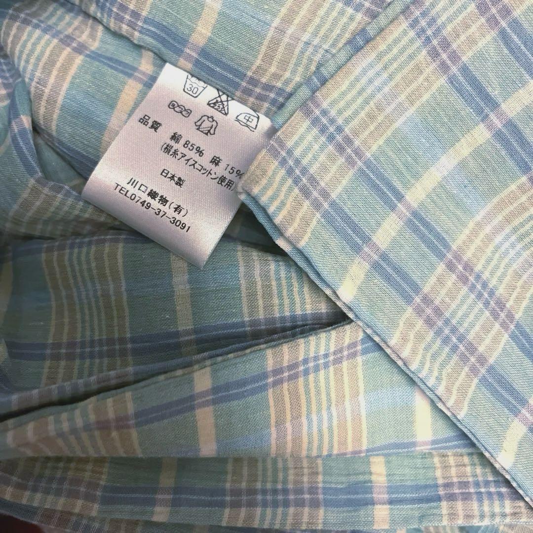 綿麻着物✴︎ミントグリーン