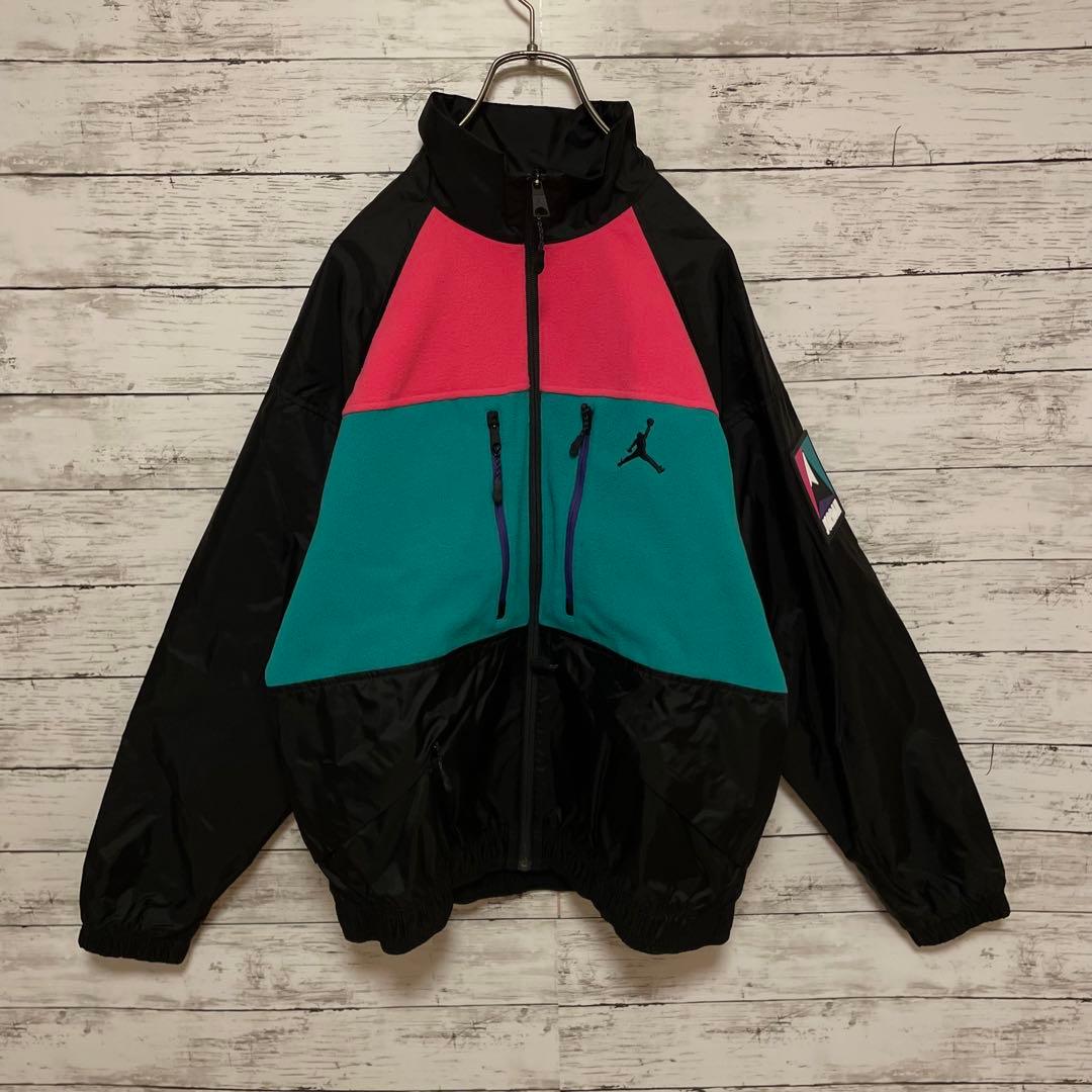 828【入手困難】エアジョーダン♤刺繍ロゴ　ナイロンジャケット　即完売品　美品