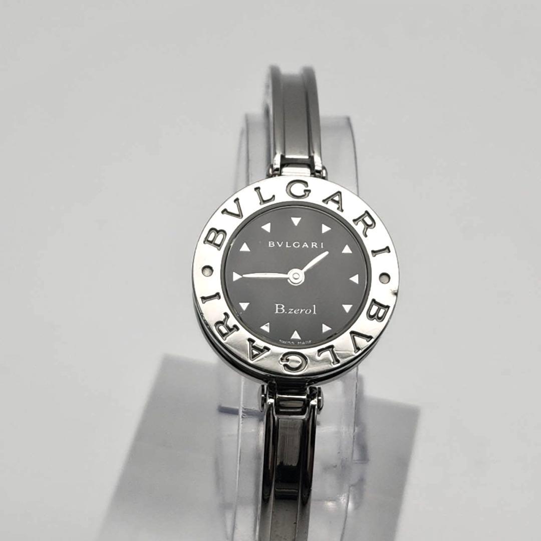 BVLGARI ビーゼロワン　BZ22S バングルウォッチ　黒文字盤　シルバー