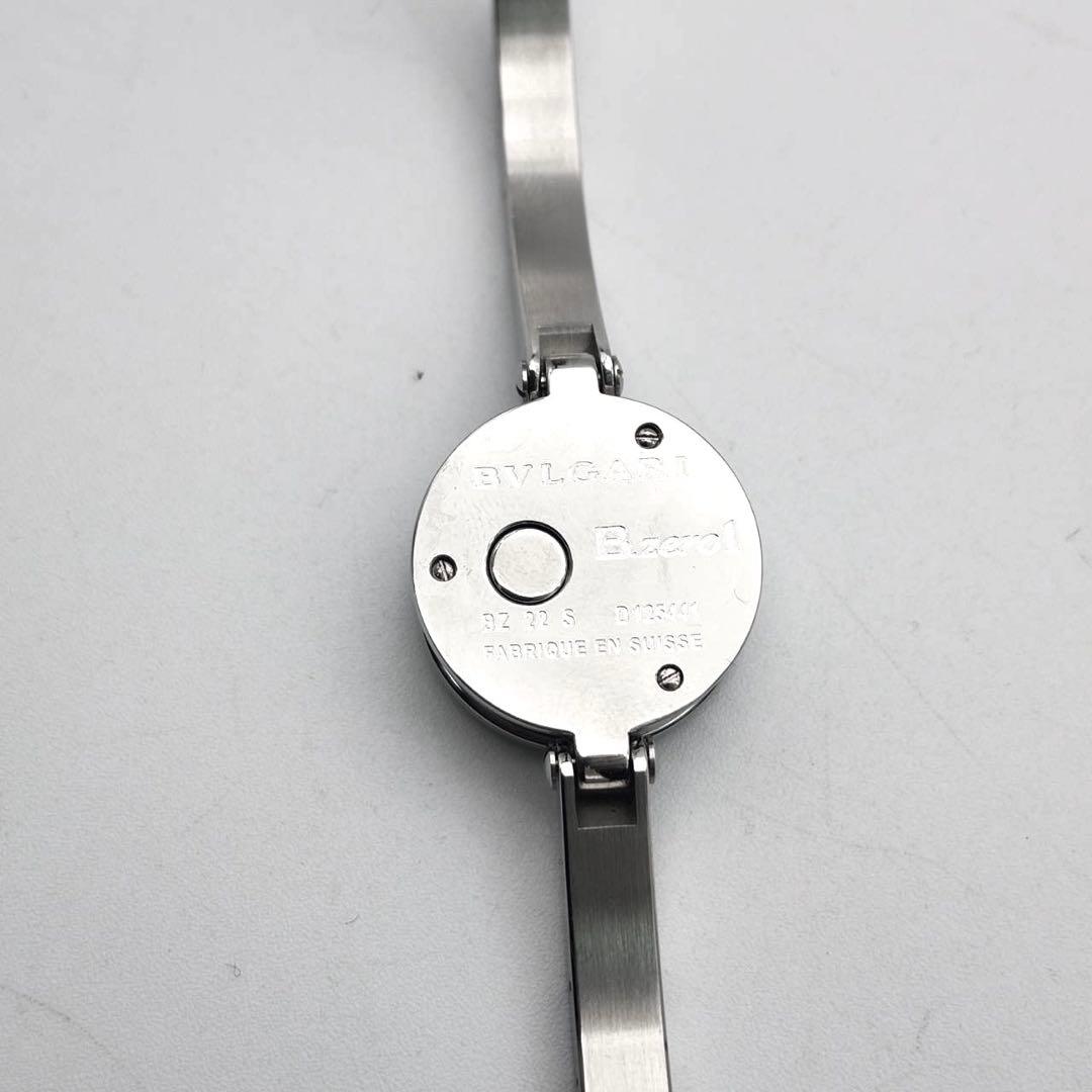 BVLGARI ビーゼロワン　BZ22S バングルウォッチ　黒文字盤　シルバー