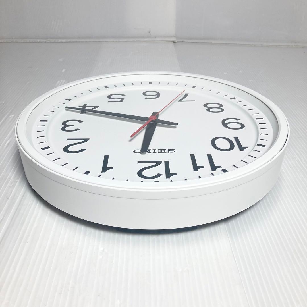 美品 SEIKO 壁掛け時計 衛生電波時計 GP219W オフィス アナログ