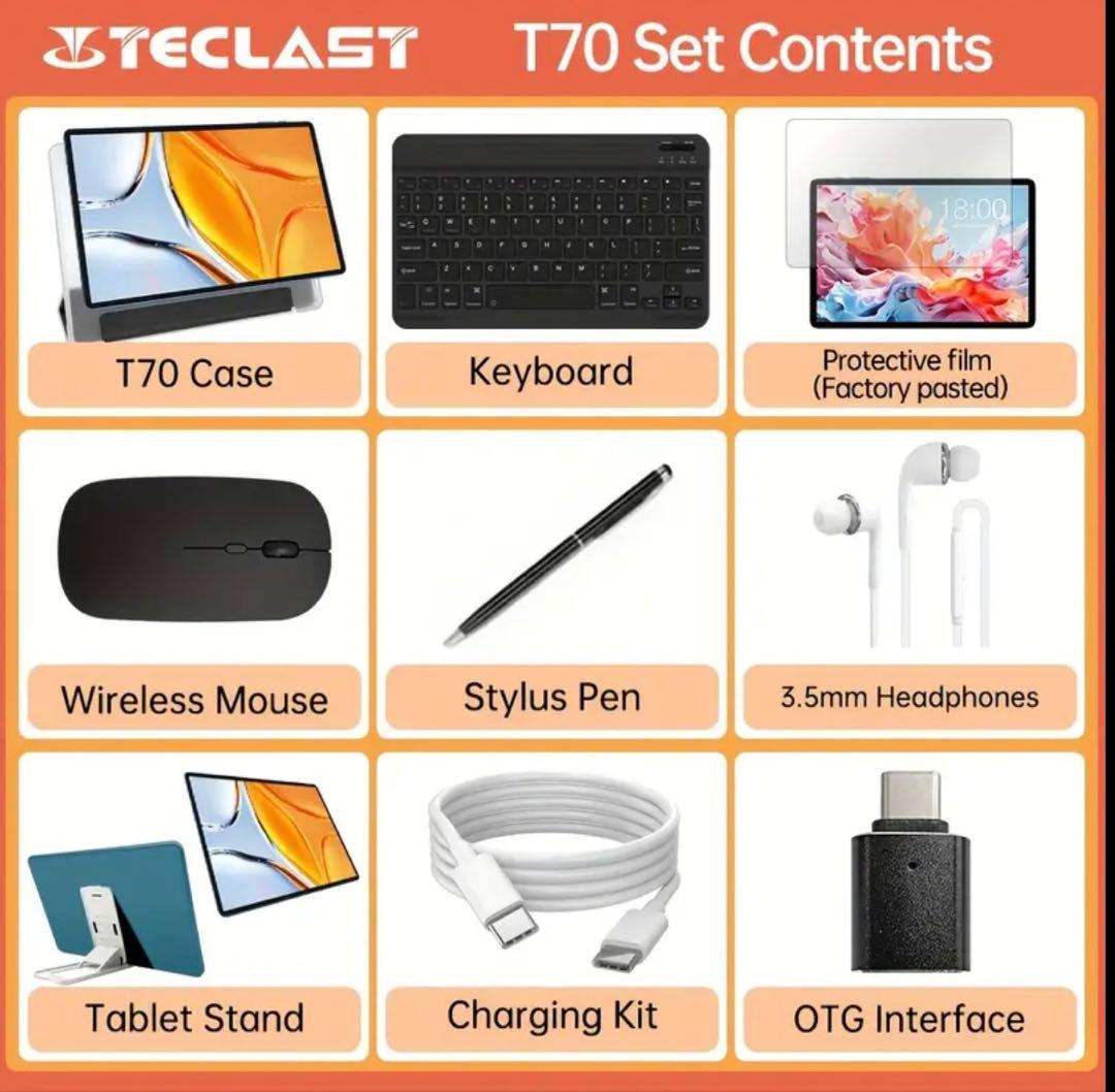 TECLAST テックラスト タブレット T70 14インチ