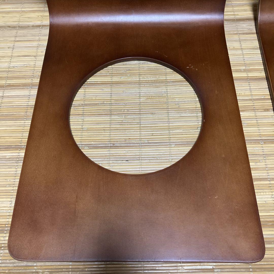 【5脚まとめ売り✨️】 木製　座椅子 曲げ座椅子 和座椅子 旅館座椅子 送料込み