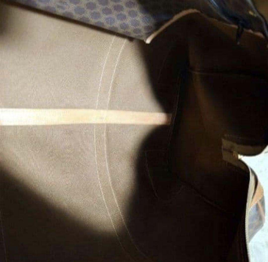 セリーヌ トリオンフ ボストンマカダム レザー ゴールド 南京錠 大容量