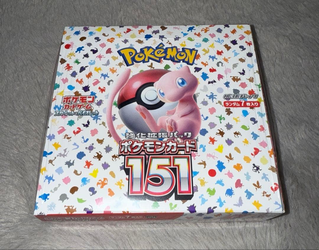 新品未開封 ポケモンカードゲーム 151 シュリンク付き 1BOX
