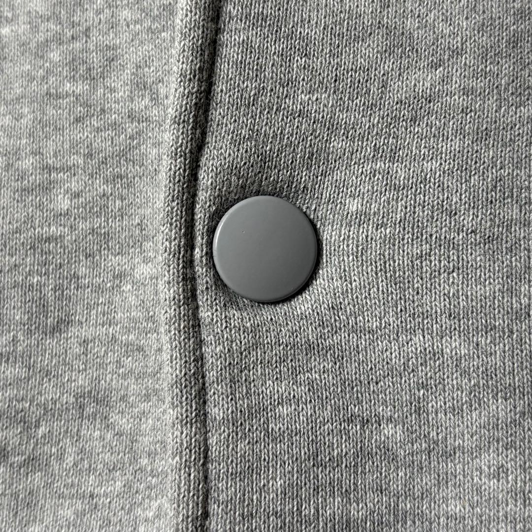 ヒステリックグラマー スウェット ブルゾン ジャケット ロゴプリント グレー