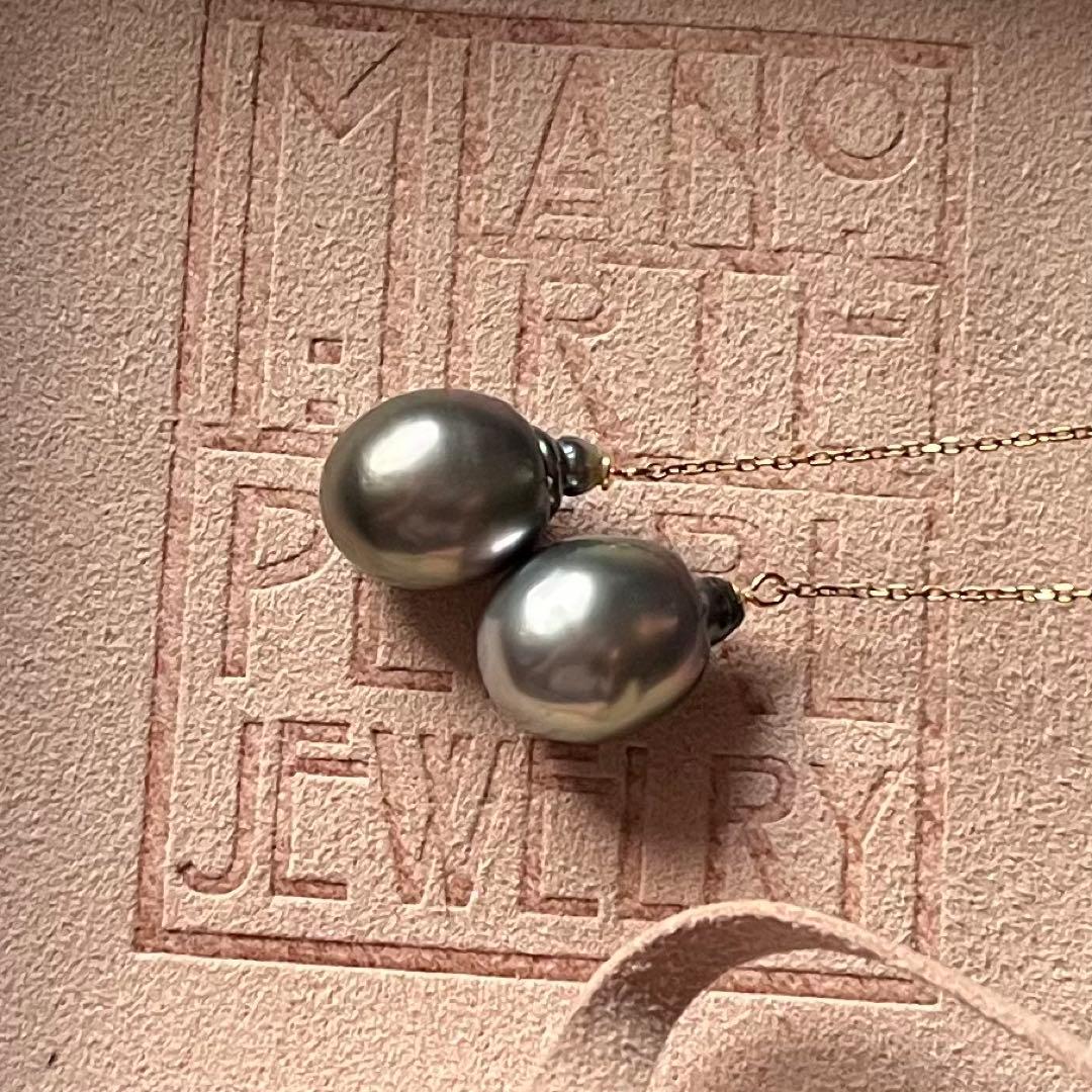 MANORIE ⟡.· タヒチバロックパール アメリカンピアス