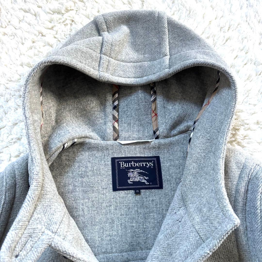 未使用級 Burberrys ムーアブルック ダッフルコート ヘリンボーン 15