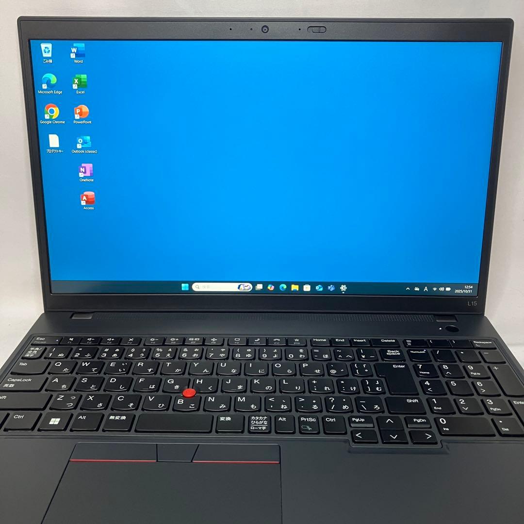 美品 ThinkPad L15 第12世代 i5 15.6型 フルHD オフィス