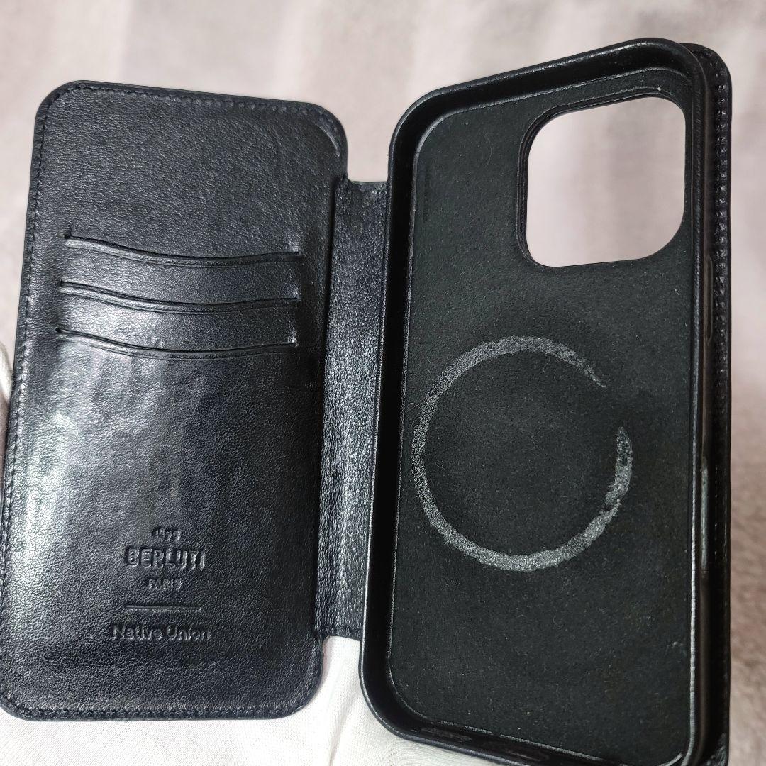 Berluti ベルルッティ iPhone15pro用 手帳型ケース
