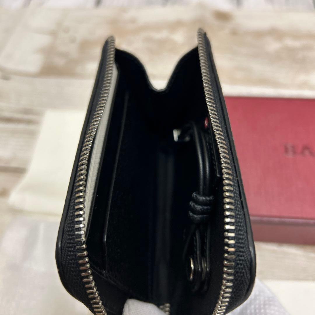 新品未使用　BALLY ブラック ケース　キーリング　カードケース