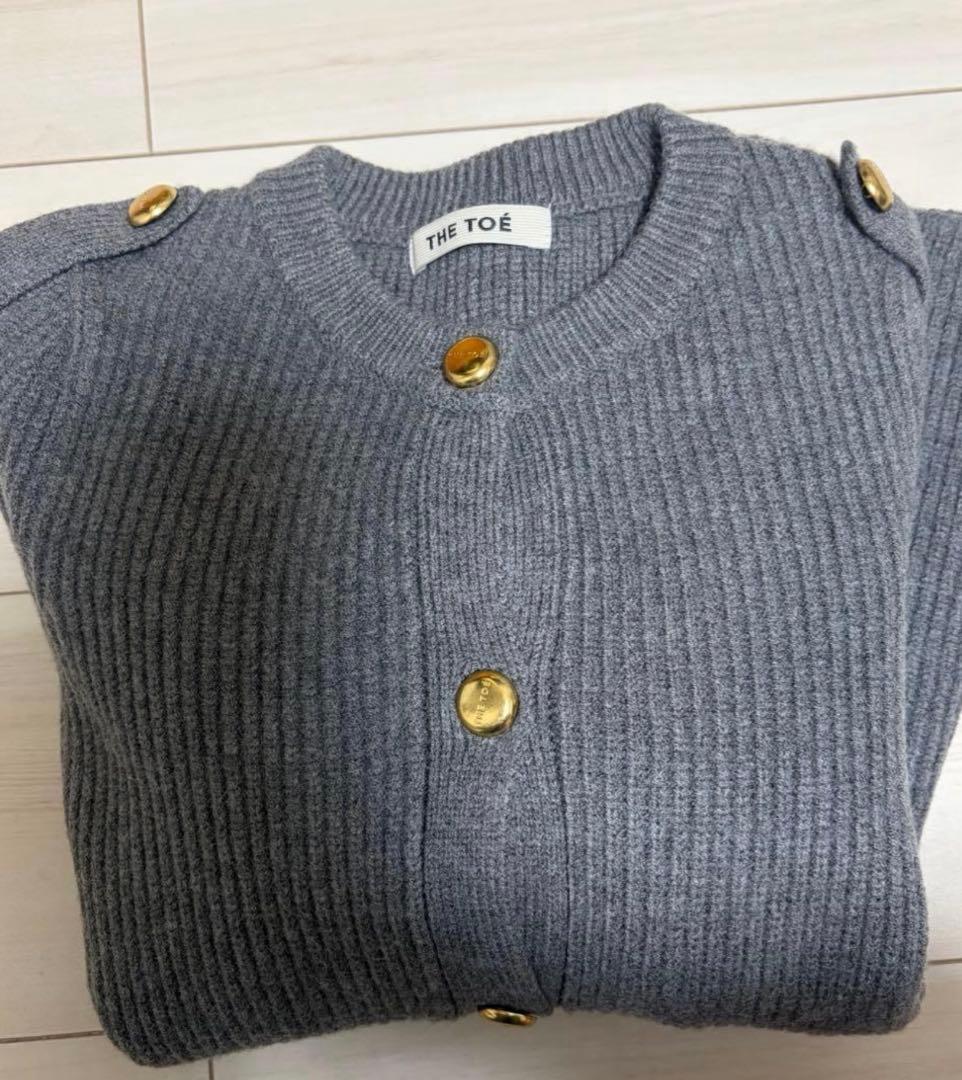 thetoe Rosen Peplum Cardigan S thetoé