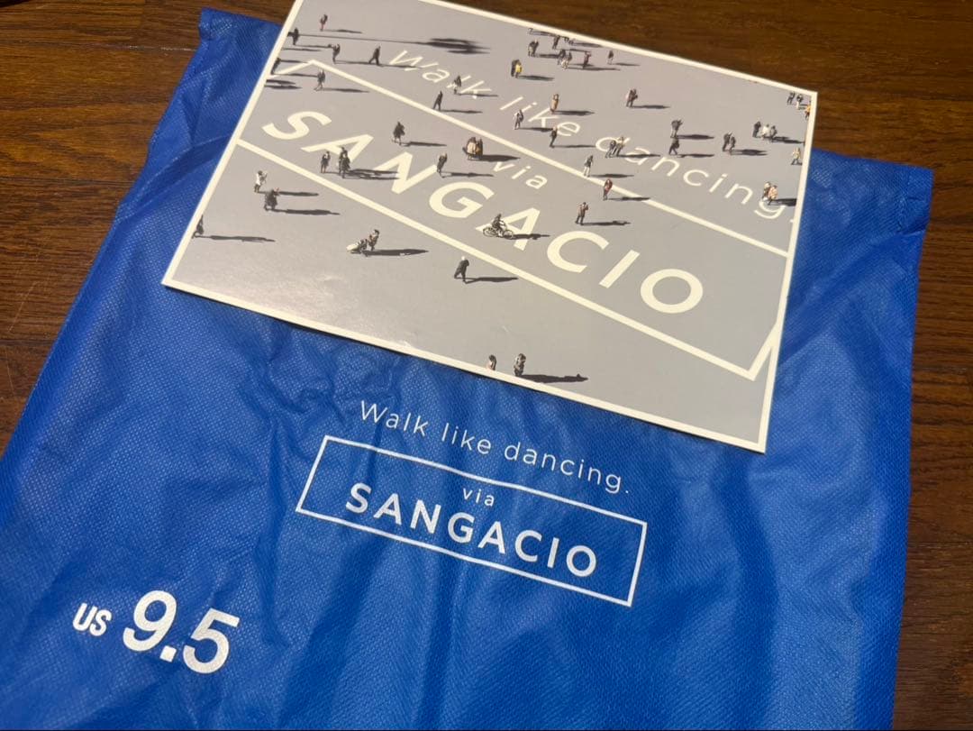 SANGACIO ホワイト/ブラック スニーカー