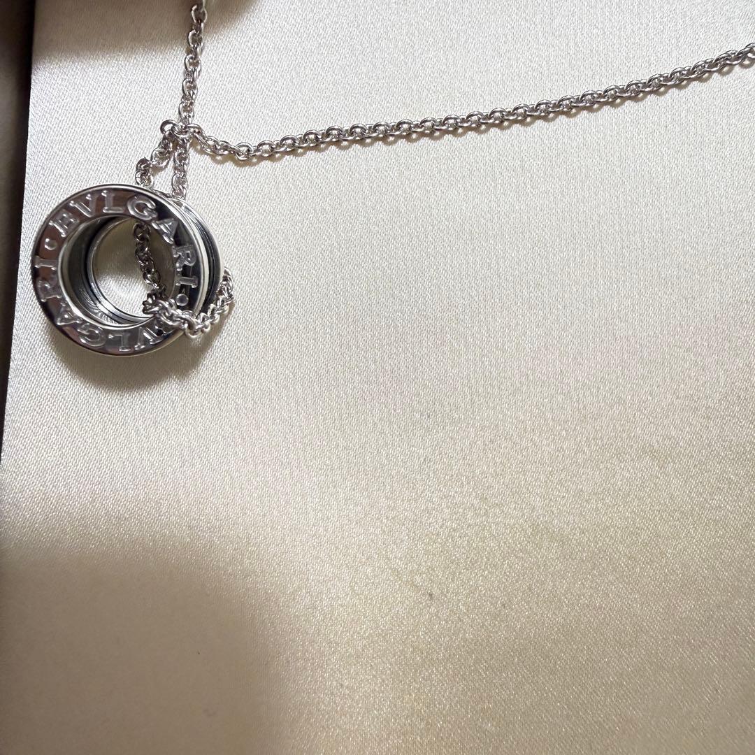 【新品　未使用】BVLGARI ネックレス シルバー ブラック セラミック