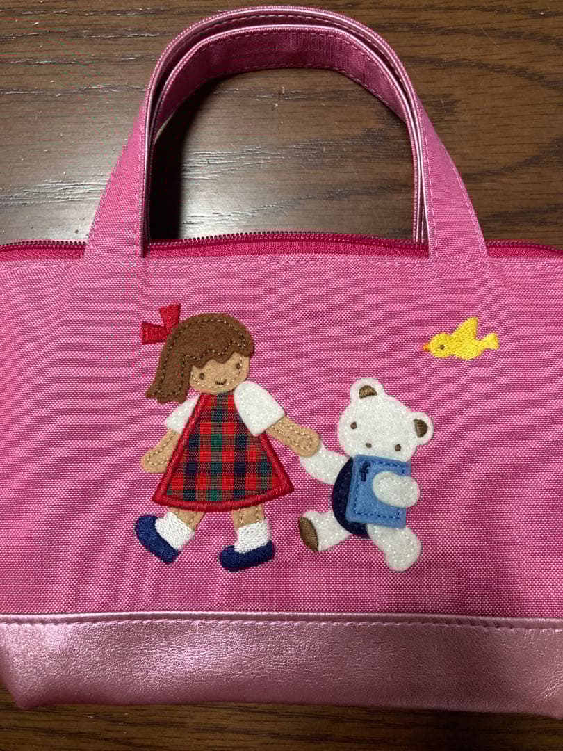 【極美品】　ファミリア　VIP限定　カスタム　ピンクデニム　ミニバック