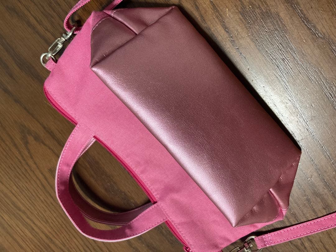 【極美品】　ファミリア　VIP限定　カスタム　ピンクデニム　ミニバック