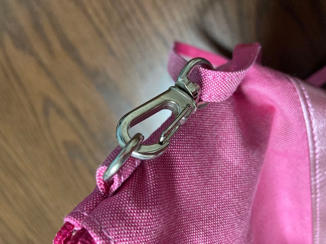 【極美品】　ファミリア　VIP限定　カスタム　ピンクデニム　ミニバック