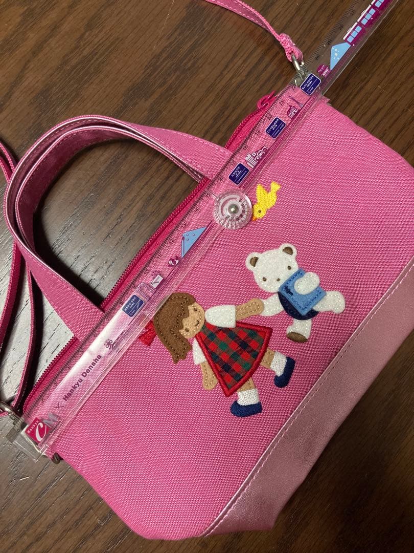 【極美品】　ファミリア　VIP限定　カスタム　ピンクデニム　ミニバック