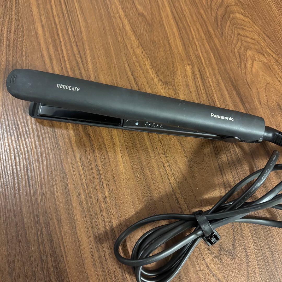 Panasonic nanocare ストレートアイロン ナノケア ブラック