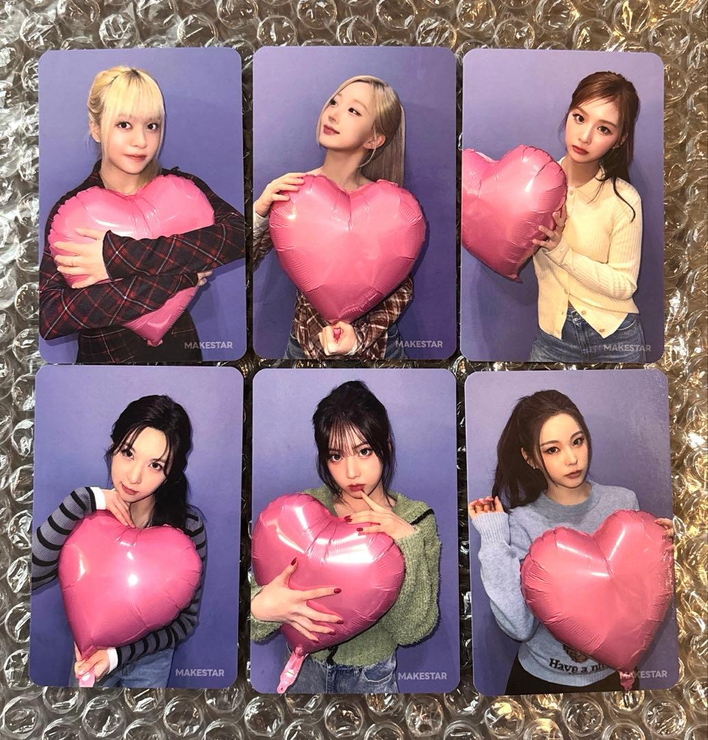 NMIXX makestar 対面 トレカ キューピッド 両面 6枚セット