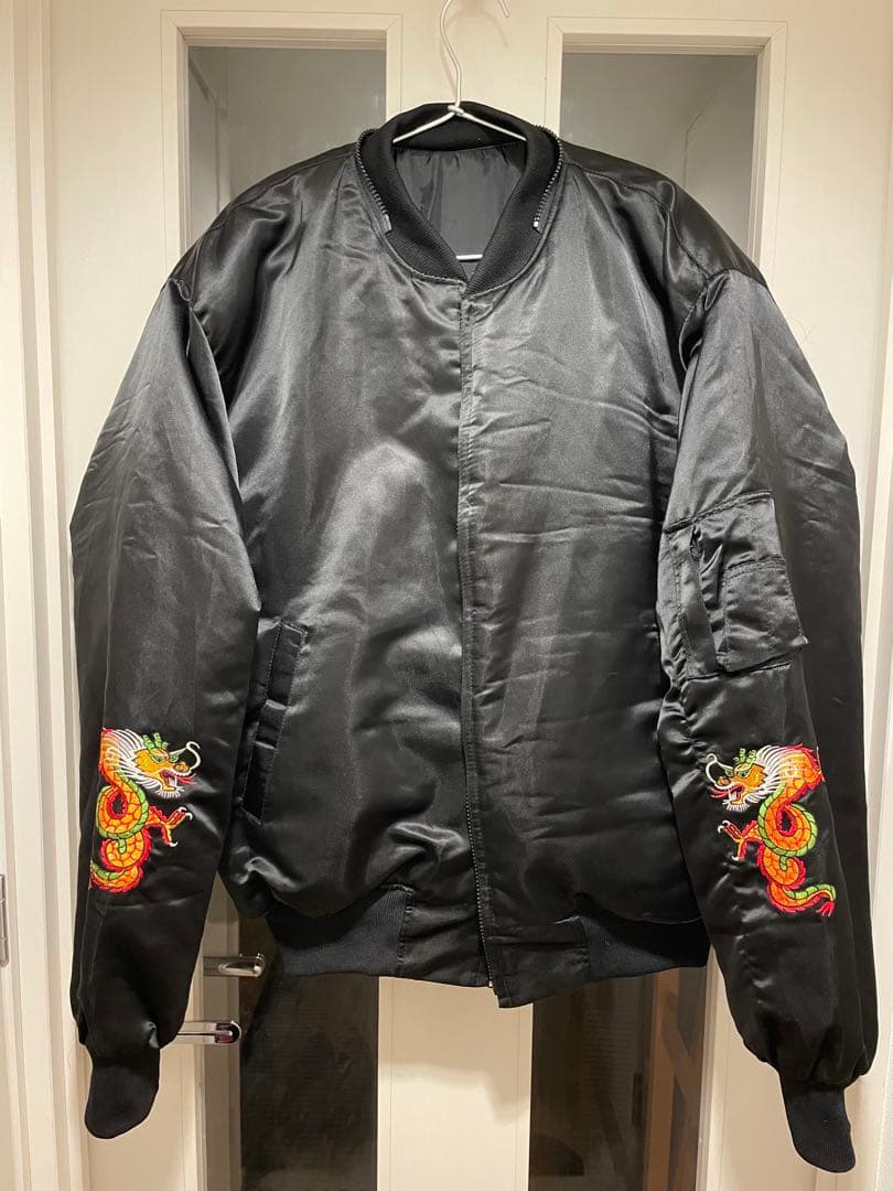 コリアンジャケット　ドラゴン刺繍　美品