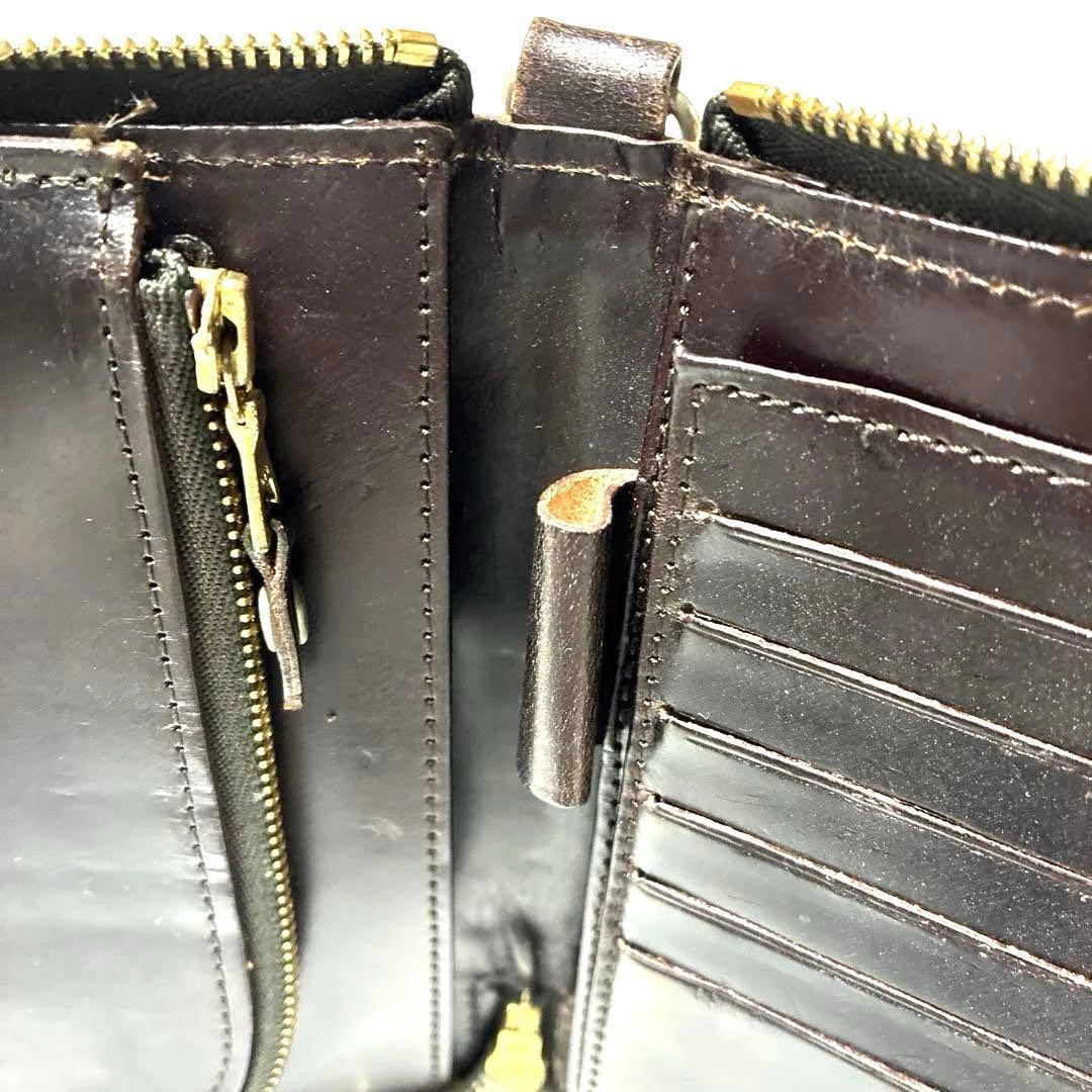 GLENオーガナイザーウォレットCIGAR グレンロイヤル　ブラウン